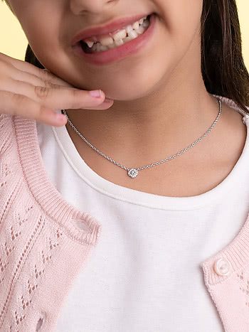 925 Silver Tiny Tots Kids Necklace