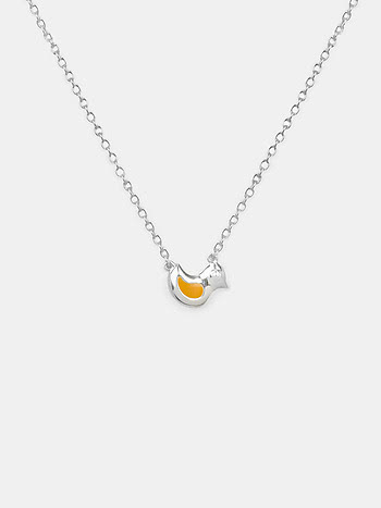 925 Silver Ducky Kids Necklace