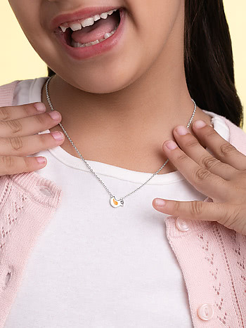 925 Silver Ducky Kids Necklace