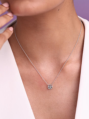 Signet Necklace in 925 Silver