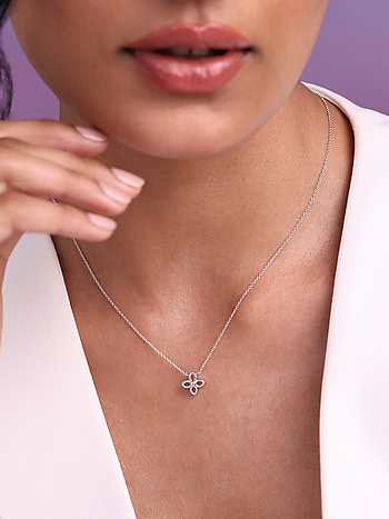 In Full Bloom Necklace in 925 Silver
