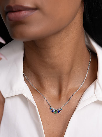 Owning My Unfiltered Mouth Necklace in 925 Silver