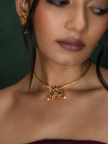 Amara Necklace in Gold Plated 925 Silver