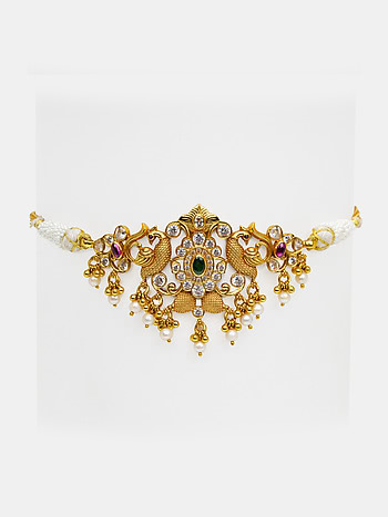 Akshara Necklace in Gold Plated 925 Silver