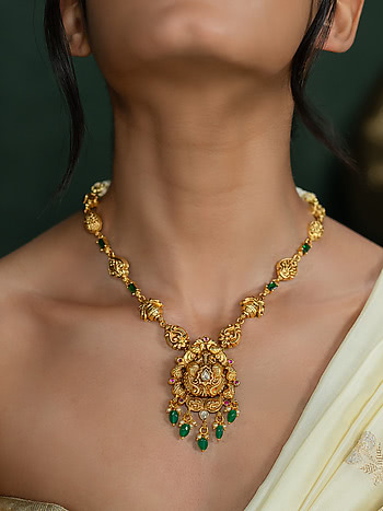Ananya Necklace in Gold Plated 925 Silver