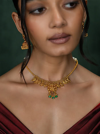 Anika Necklace in Gold Plated 925 Silver