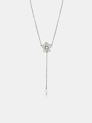 Kalpana C Necklace in 925 Oxidised Silver