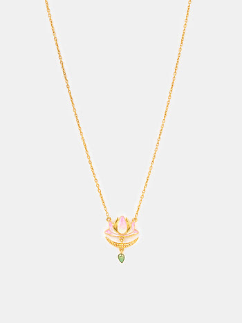Kamal Kalan Necklace in Gold Plated 925 Silver