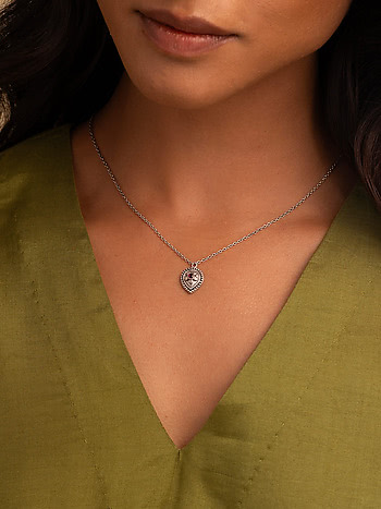 Guided By Grace Elephant Necklace in 925 Silver