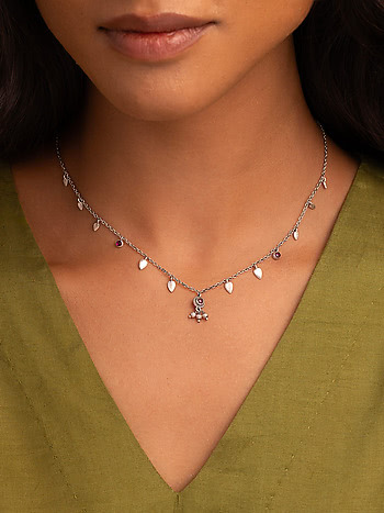 The Gentle Embrace Elephant Necklace in 925 Silver