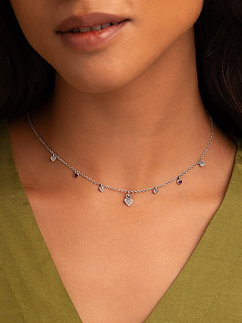 The Motherly Embrace Elephant Necklace in 925 Silver