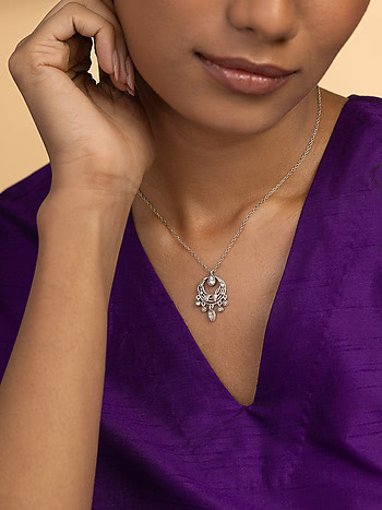Josh Umang Necklace in 925 Oxidised Silver
