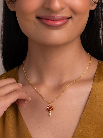 Phoolon Ki Chaadar Necklace In Gold Plated 925 Silver