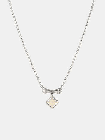 Chaukhdi Pendant Necklace in Oxidised 925 Silver