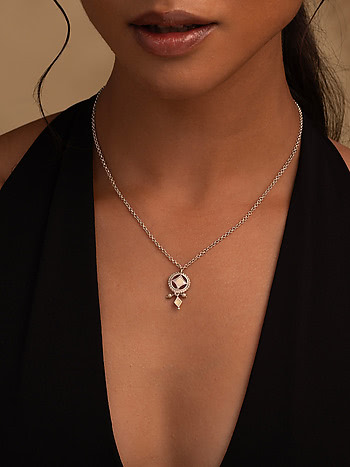 Kupa Necklace in Oxidised 925 Silver