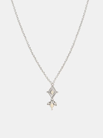 Sutra Necklace in Oxidised 925 Silver