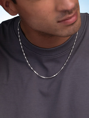 Twine Necklace in 925 Silver