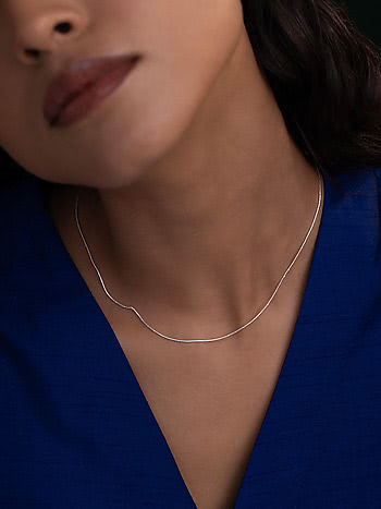 Coil Necklace in 925 Silver