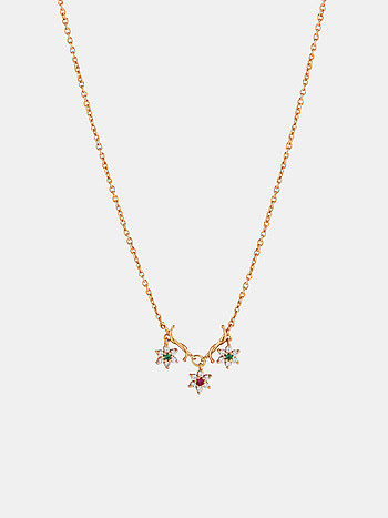 Vines of Memories Necklace in Gold Plated 925 Silver