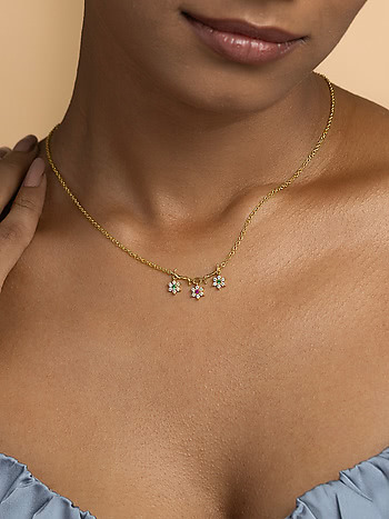 Vines of Memories Necklace in Gold Plated 925 Silver