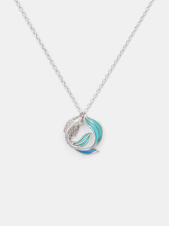 Flow through Storms Necklace in 925 Silver