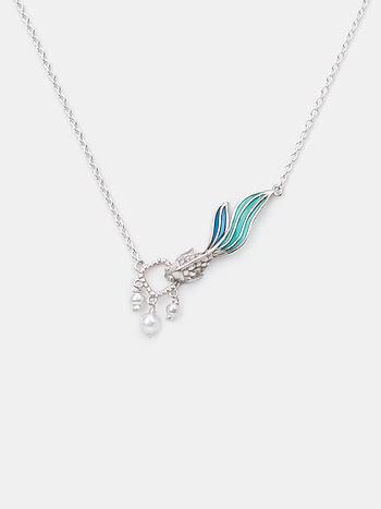 Flow through Depths Necklace in 925 Silver
