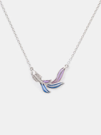 Flow through Uncertainties Necklace in 925 Silver