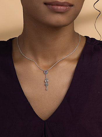 Gati Necklace in Oxidised 925 Silver