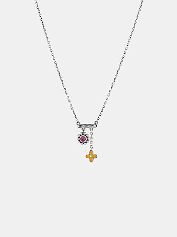 Swar Necklace in Oxidised 925 Silver