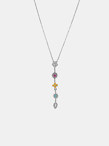 Taraana Necklace in Oxidised 925 Silver