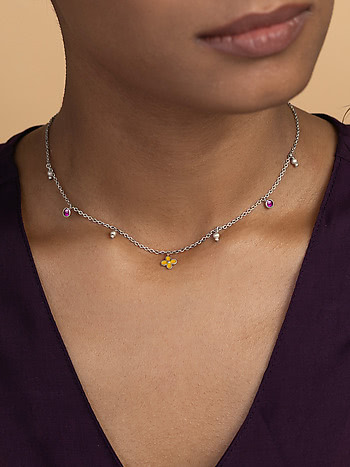 Bhanwar Necklace in Oxidised 925 Silver