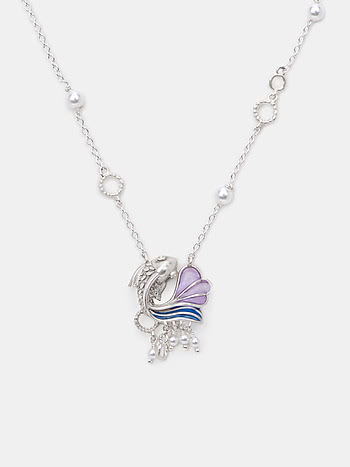 Flow through Oceans Necklace in 925 Silver