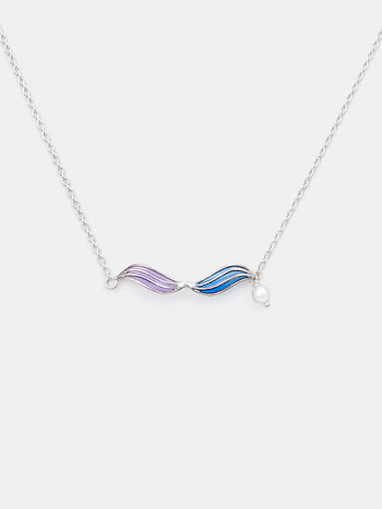 Glide through Chaos Necklace in 925 Silver