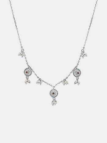 Konika Necklace in Oxidised 925 Silver