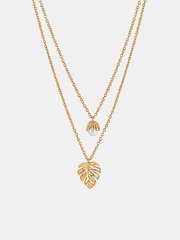 Crest Necklace in Gold Plated 925 Silver