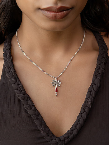 Kalpavriksha Necklace in 925 Silver