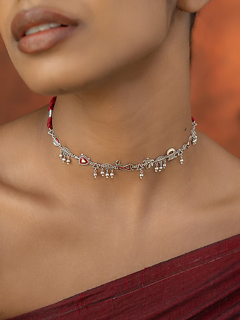 Bagicha Necklace in 925 Silver