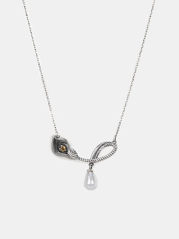 Lily of Whimsy Necklace in 925 Silver