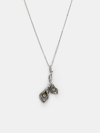 Lily of Escape Necklace in 925 Silver