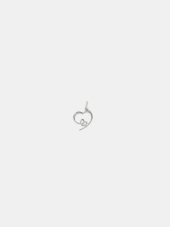Heartbeat Pendant in 925 Silver