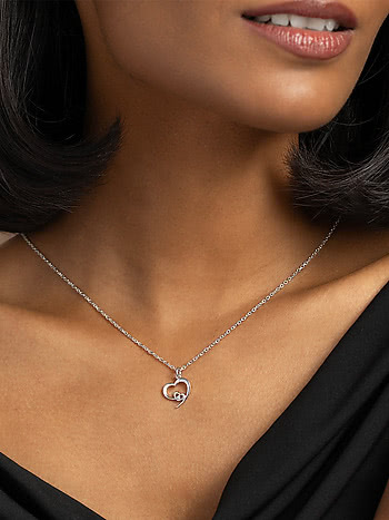 Heartbeat Pendant in 925 Silver
