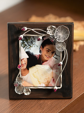 Oxidised Rise Above Failure Photo Frame in Oxidised 925 Silver