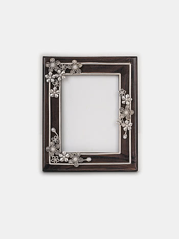 Marie C Photo Frame in Oxidised 925 Silver