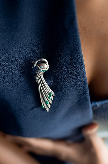 Owning My Inner Nerd Brooch in 925 Silver
