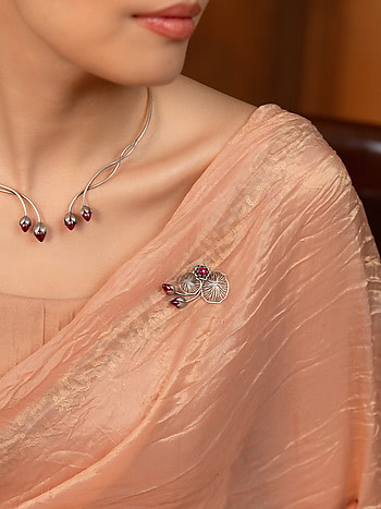 Oxidised Rise Above Apathy Brooch in 925 Silver