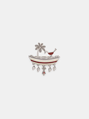 Nauka Brooch in 925 Silver