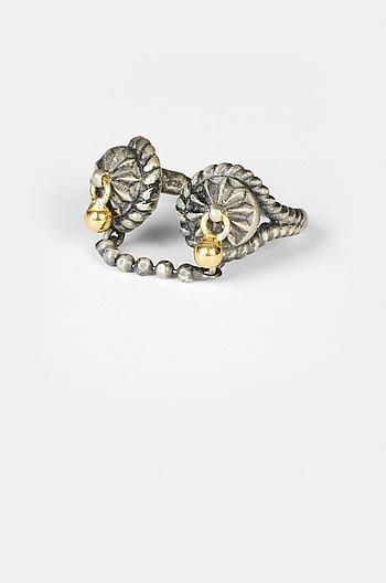 Antique Keladi Shield Ring
