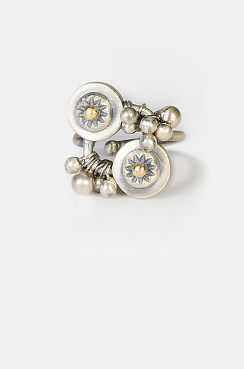Antique Samyukta Shield Ring