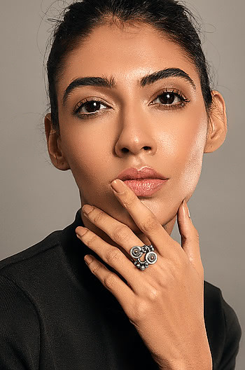 Antique Samyukta Shield Ring