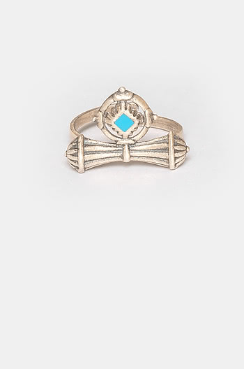 Antique Shivakari Vent Midi Ring